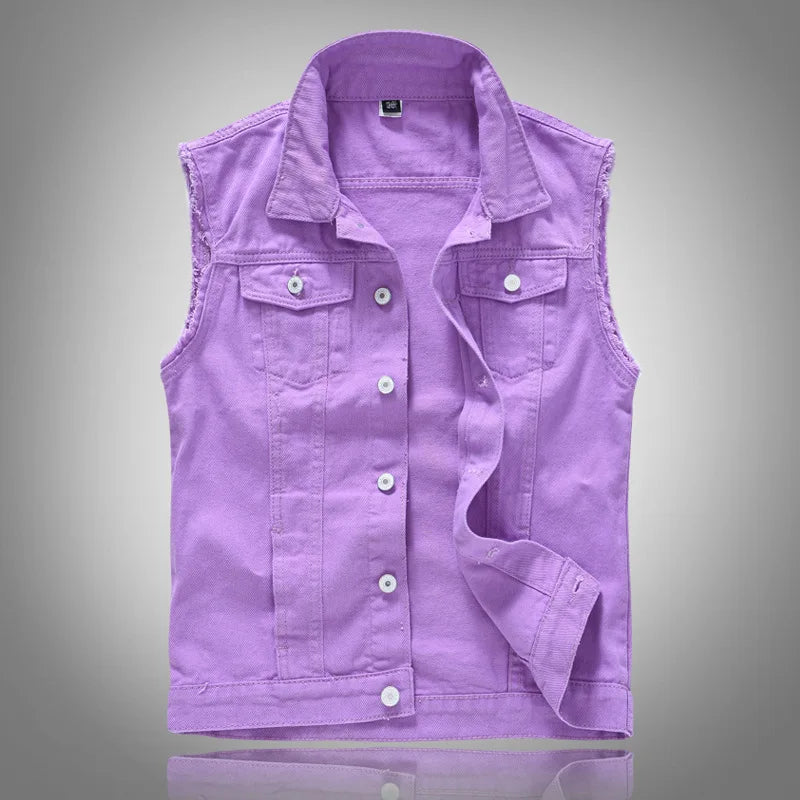 Rebel Hue Denim Vest
