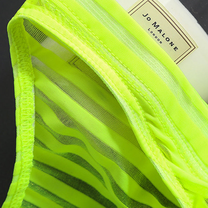 Striped Transparent Briefs
