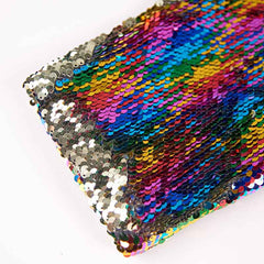 Golden Rainbow Sequins Blazer