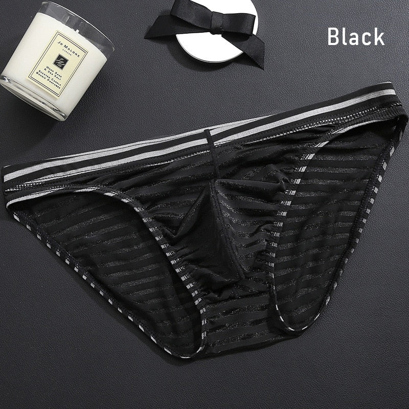 Striped Transparent Briefs