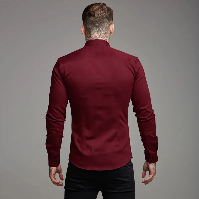 Buff Long Sleeve Tight Shirt