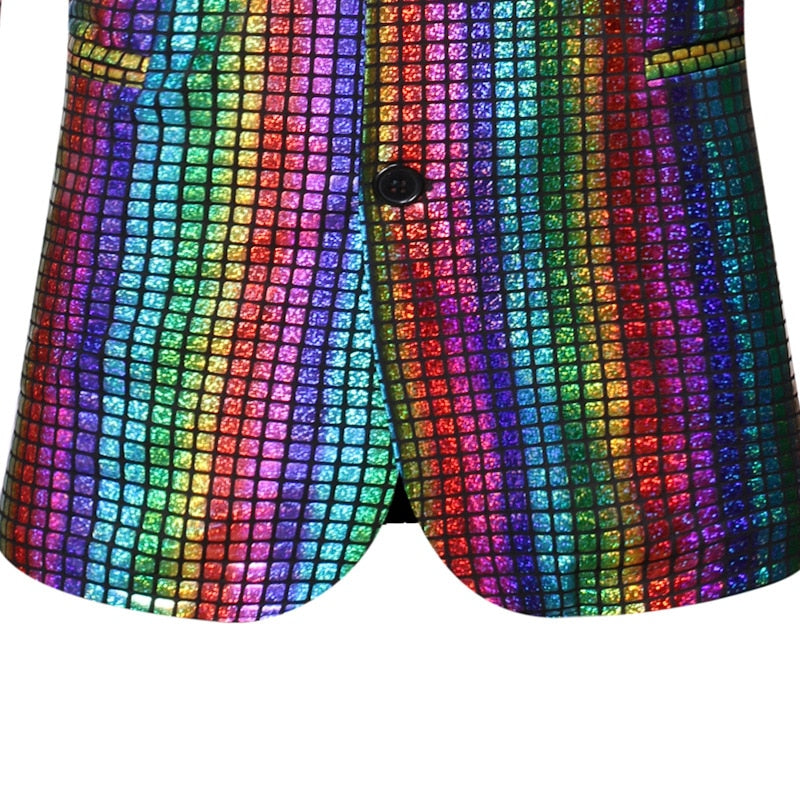 Rave Radiance Rainbow Suit