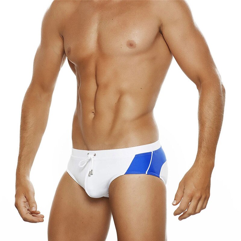 Summer Colorblock Fashion Swim Briefs