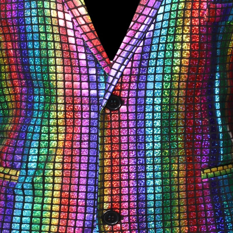 Rave Radiance Rainbow Suit