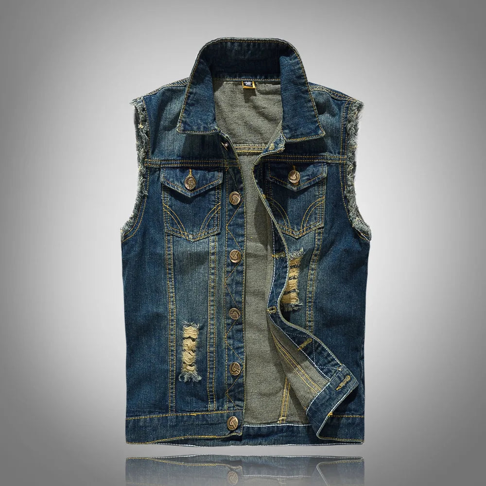 Rebel Hue Denim Vest