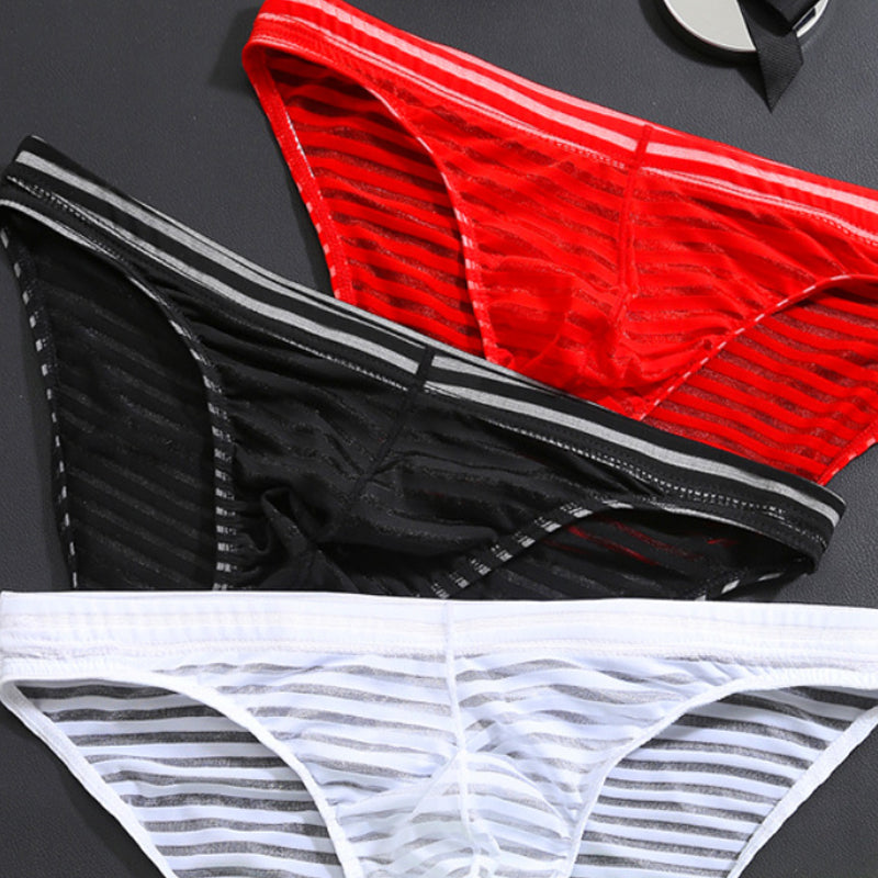 Striped Transparent Briefs