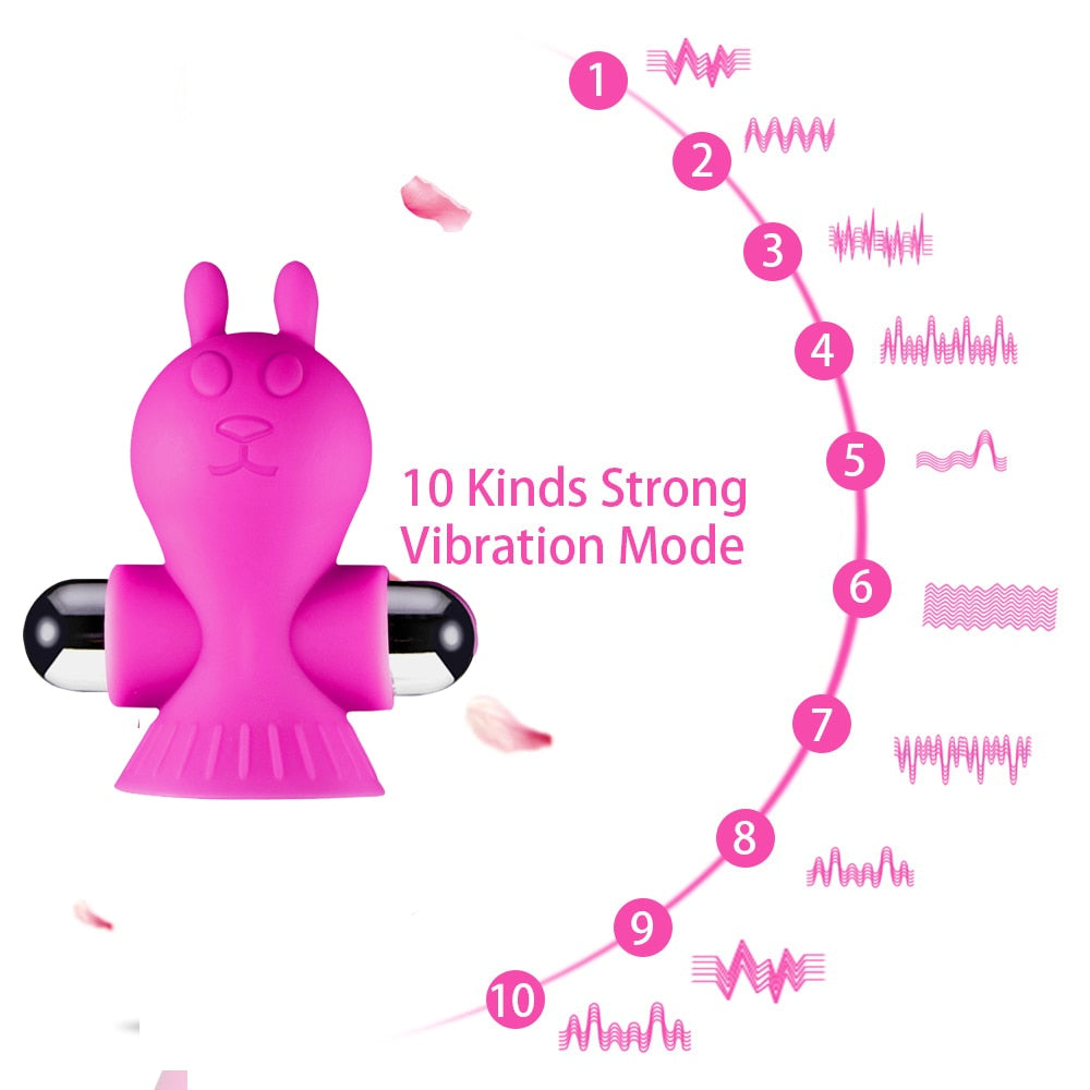 Liberating Love 10 Modes VIbrating Nipple Clamps