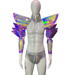 Heaven Sent Nightclub Glow Wings Costume