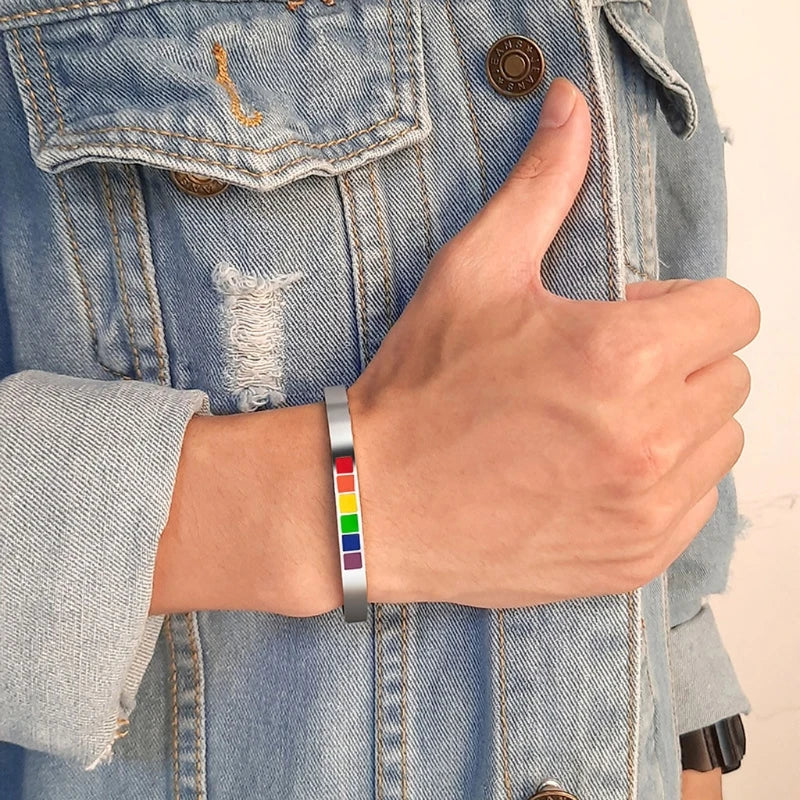 Rainbow Love Pride Bangle