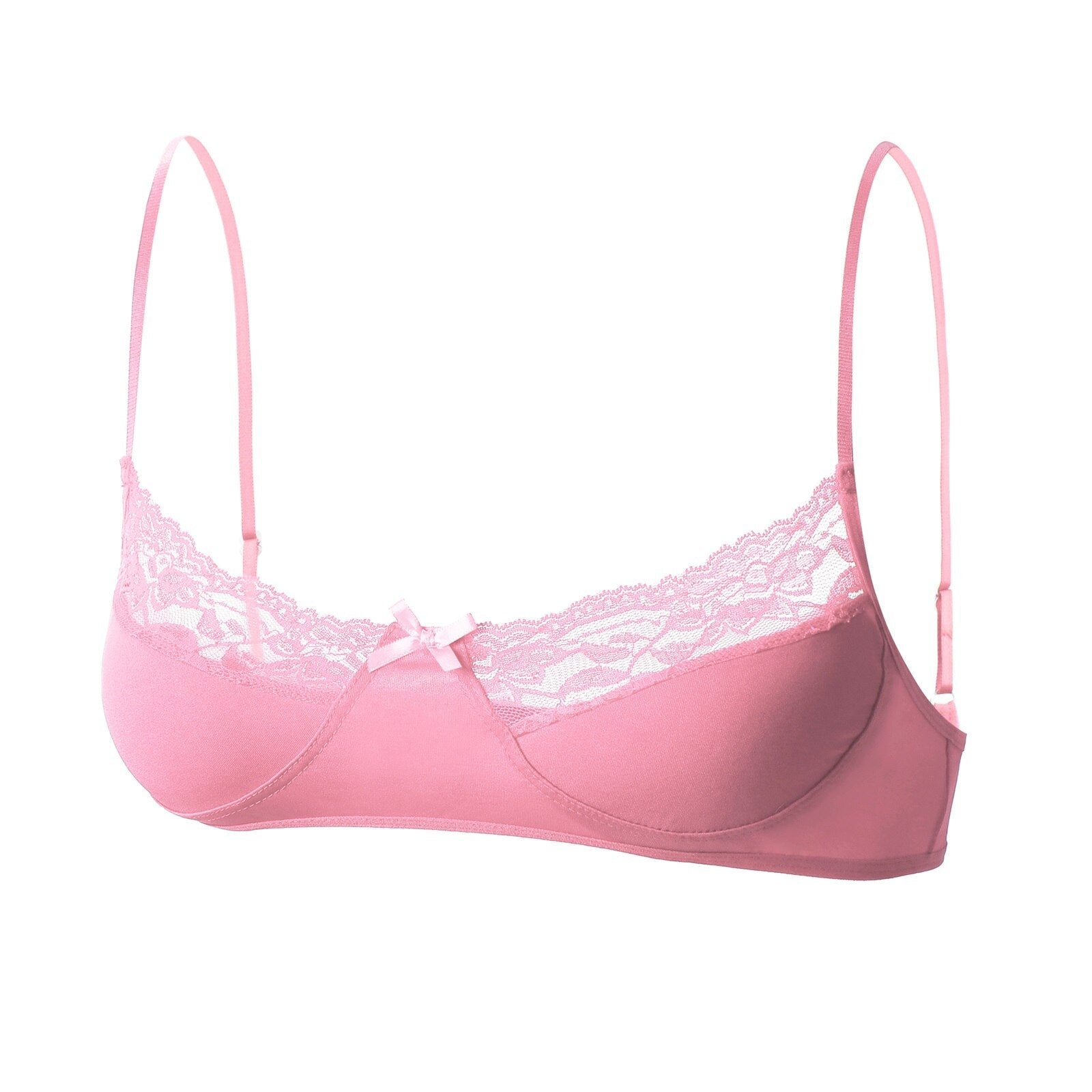 Sexy Men's Lace Trim Lingerie Set