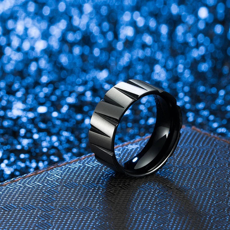 Carbide Titanium Triangle Groove Ring
