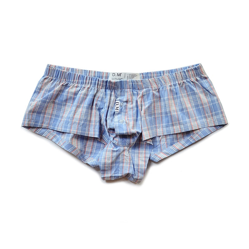 D.M. Plaid Mens Boxers