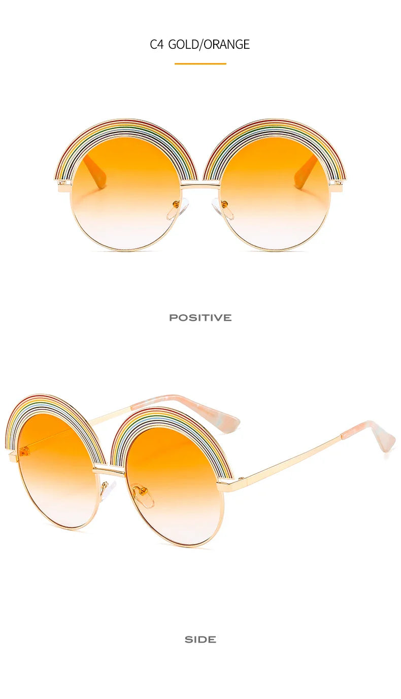 Rainbow Round Sunglasses