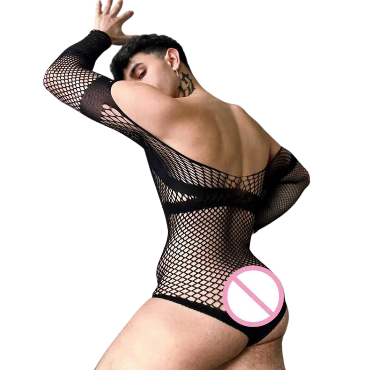 Hollow Sleeve Gay Kink Lingerie