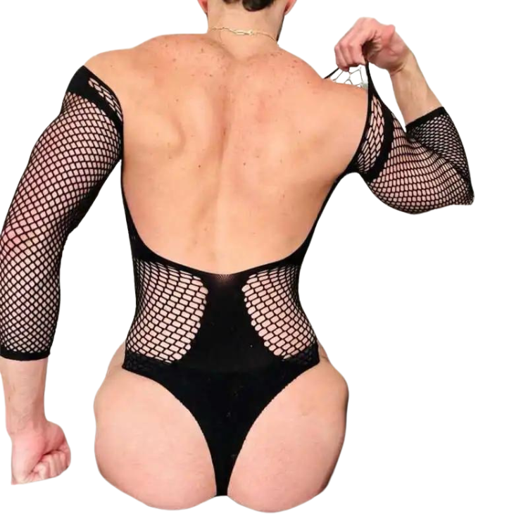 Hollow Sleeve Gay Kink Lingerie