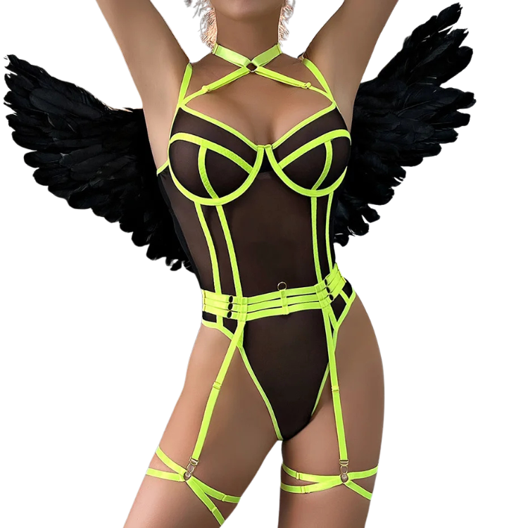 Horny and Bound for Pleasure Lingerie Costume
