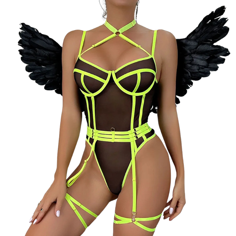 Horny and Bound for Pleasure Lingerie Costume