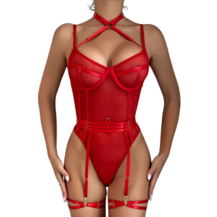 Horny and Bound for Pleasure Lingerie Costume