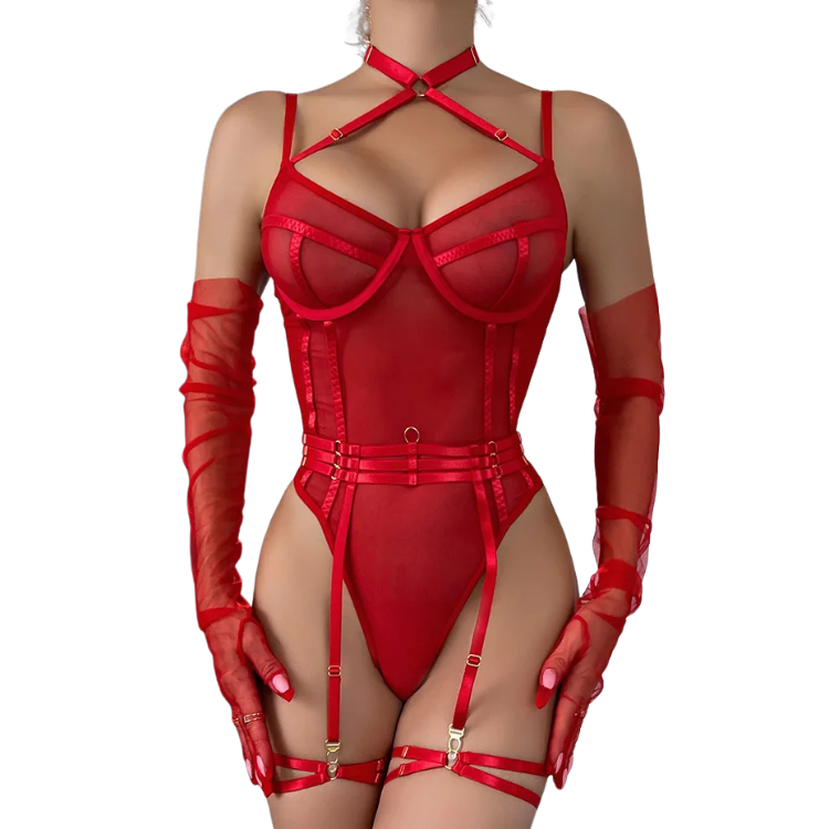 Horny and Bound for Pleasure Lingerie Costume