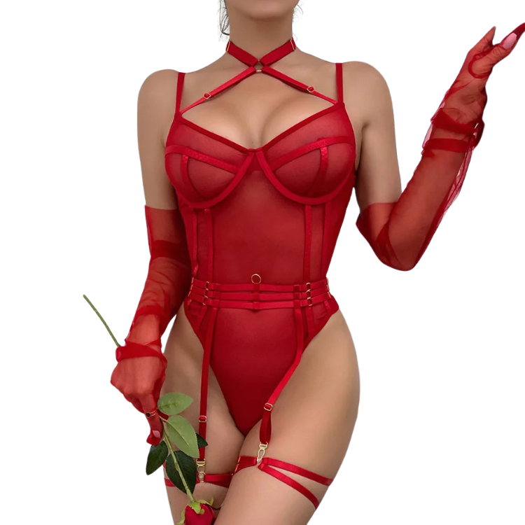 Horny and Bound for Pleasure Lingerie Costume