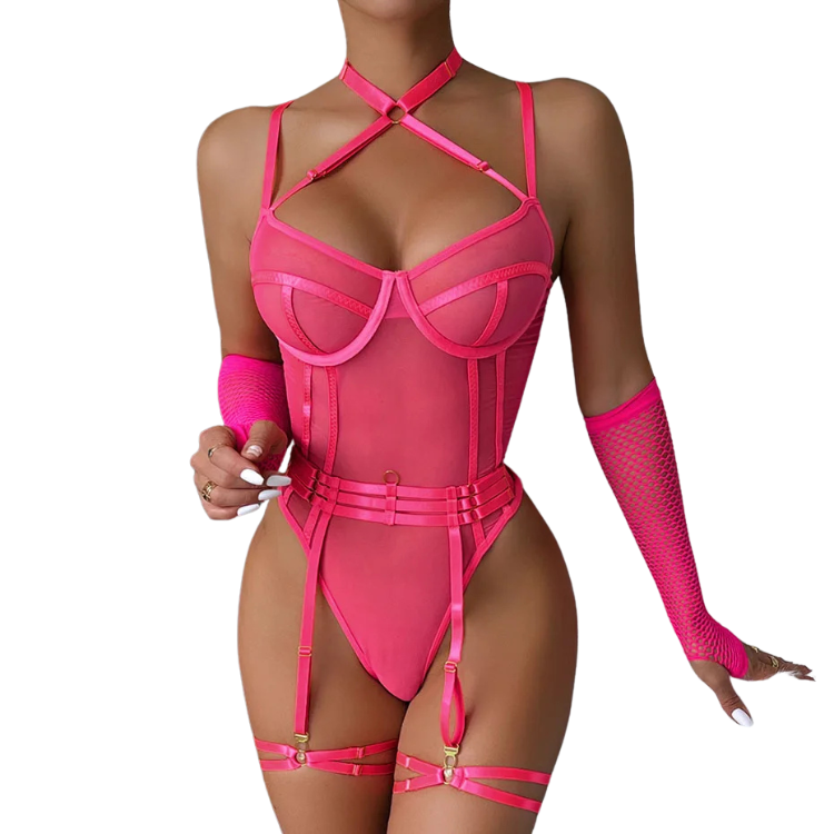 Horny and Bound for Pleasure Lingerie Costume