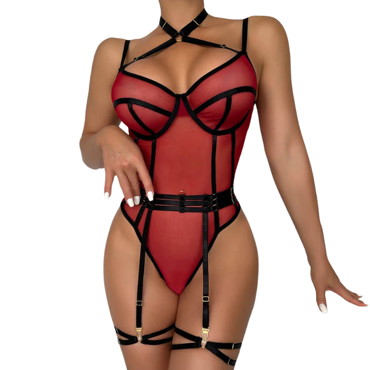 Horny and Bound for Pleasure Lingerie Costume