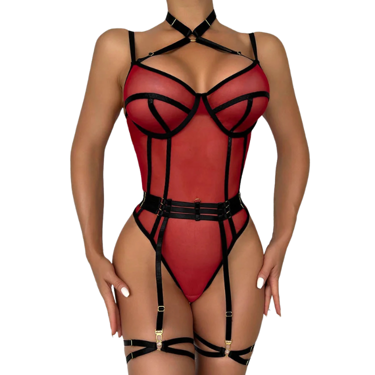 Horny and Bound for Pleasure Lingerie Costume