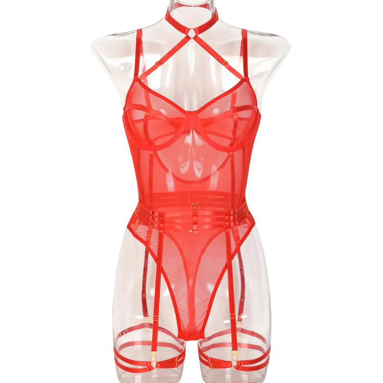Horny and Bound for Pleasure Lingerie Costume