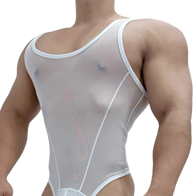 Jockmail Gay Rave See-Through Bodysuit