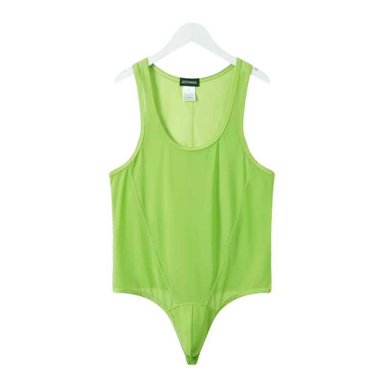 Jockmail Gay Rave See-Through Bodysuit