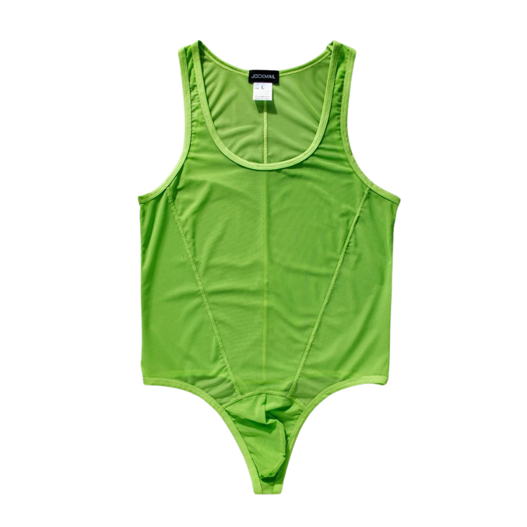 Jockmail Gay Rave See-Through Bodysuit