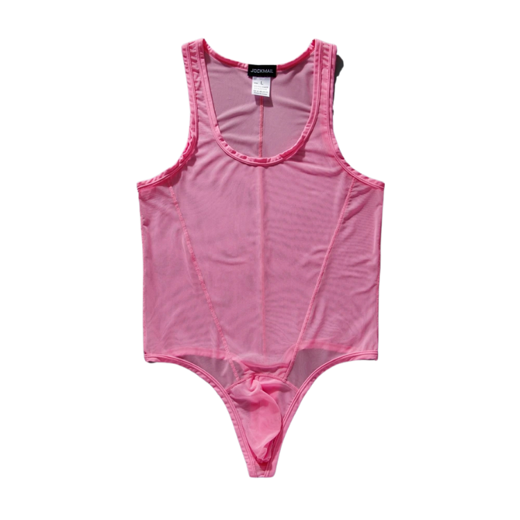 Jockmail Gay Rave See-Through Bodysuit
