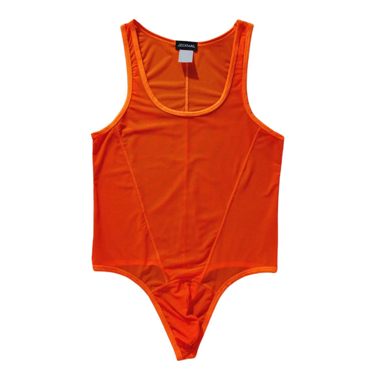 Jockmail Gay Rave See-Through Bodysuit