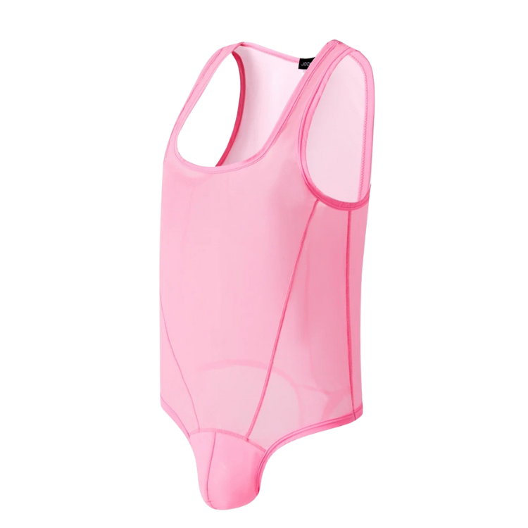 Jockmail Gay Rave See-Through Bodysuit