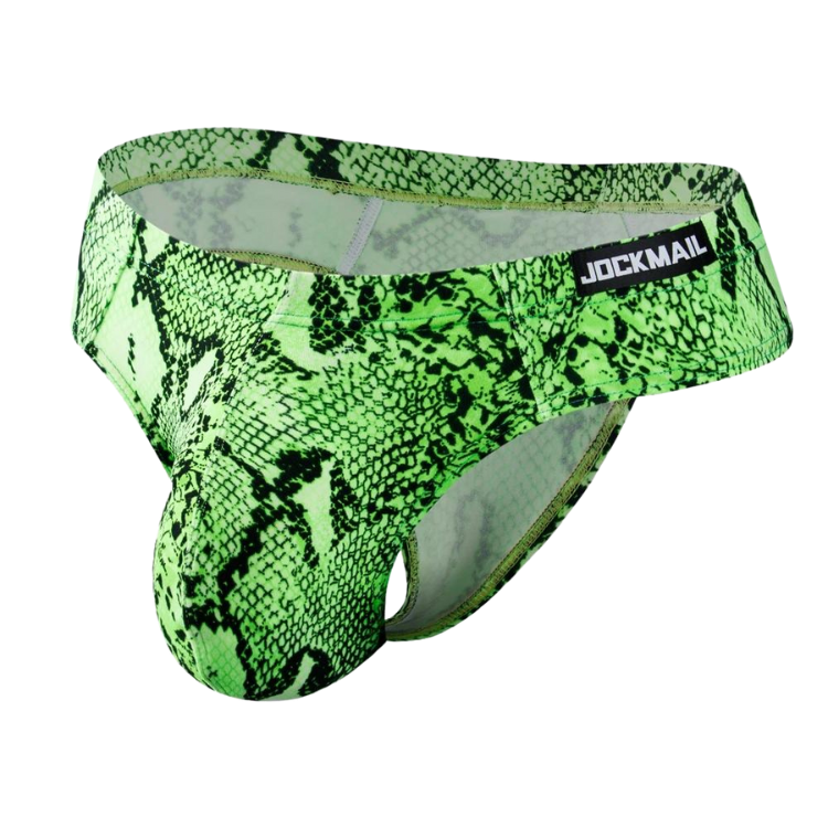 Jockmail Leopard Sizzle Thong