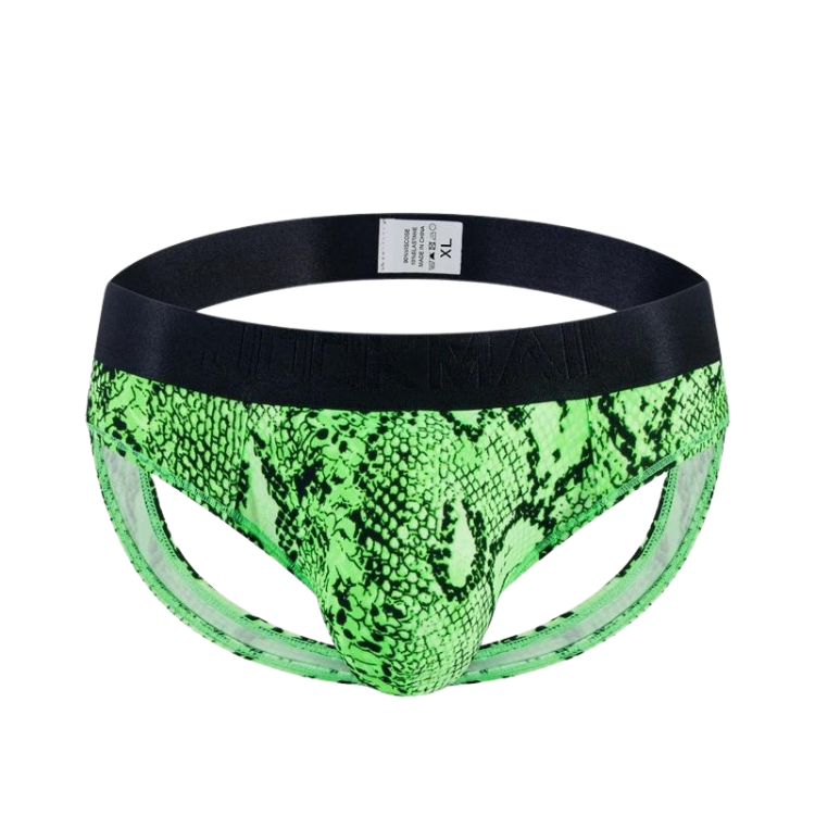 Jockmail Leopard Sizzle Thong