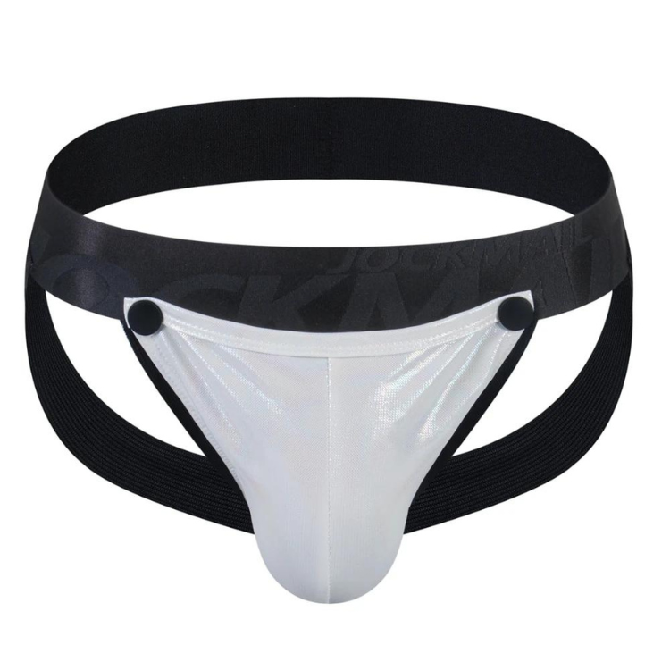 Jockmail Minimal Reflective Rainbow Jockstrap