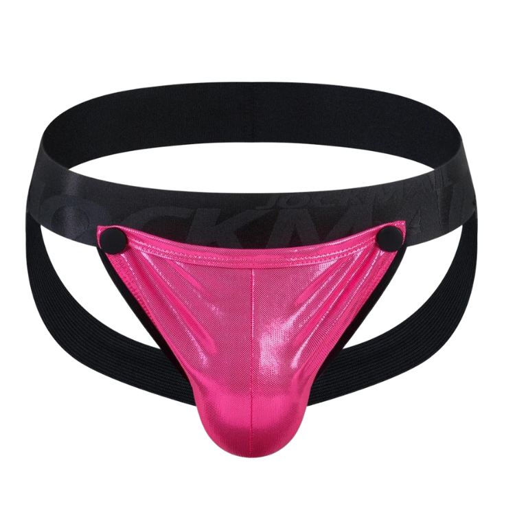 Jockmail Minimal Reflective Rainbow Jockstrap