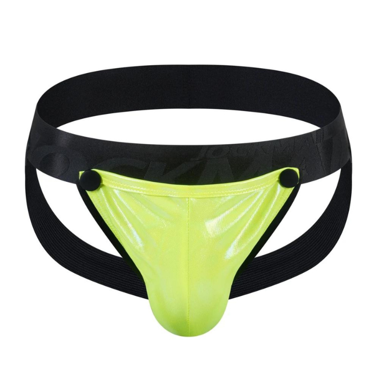 Jockmail Minimal Reflective Rainbow Jockstrap