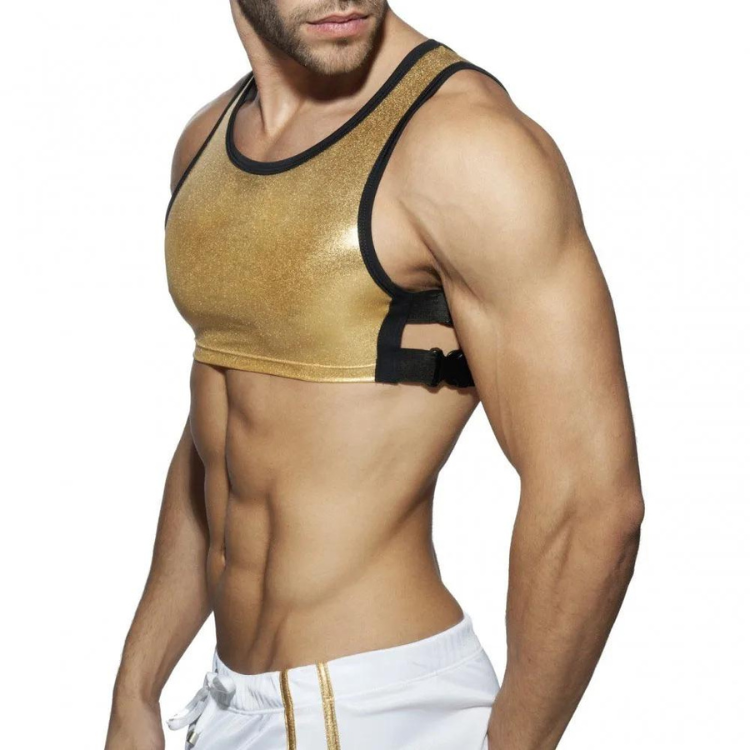 Jockmail Neoprene Shaping Tight Vest Top