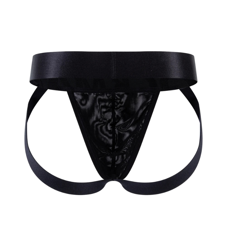 Jockmail Glitter Kiss Ice-Silk Jockstrap