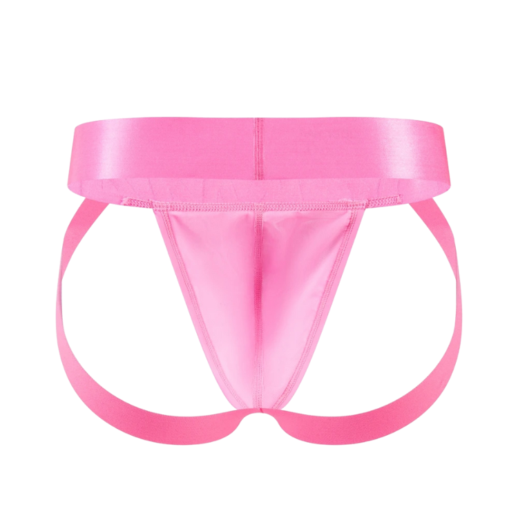 Jockmail Glitter Kiss Ice-Silk Jockstrap