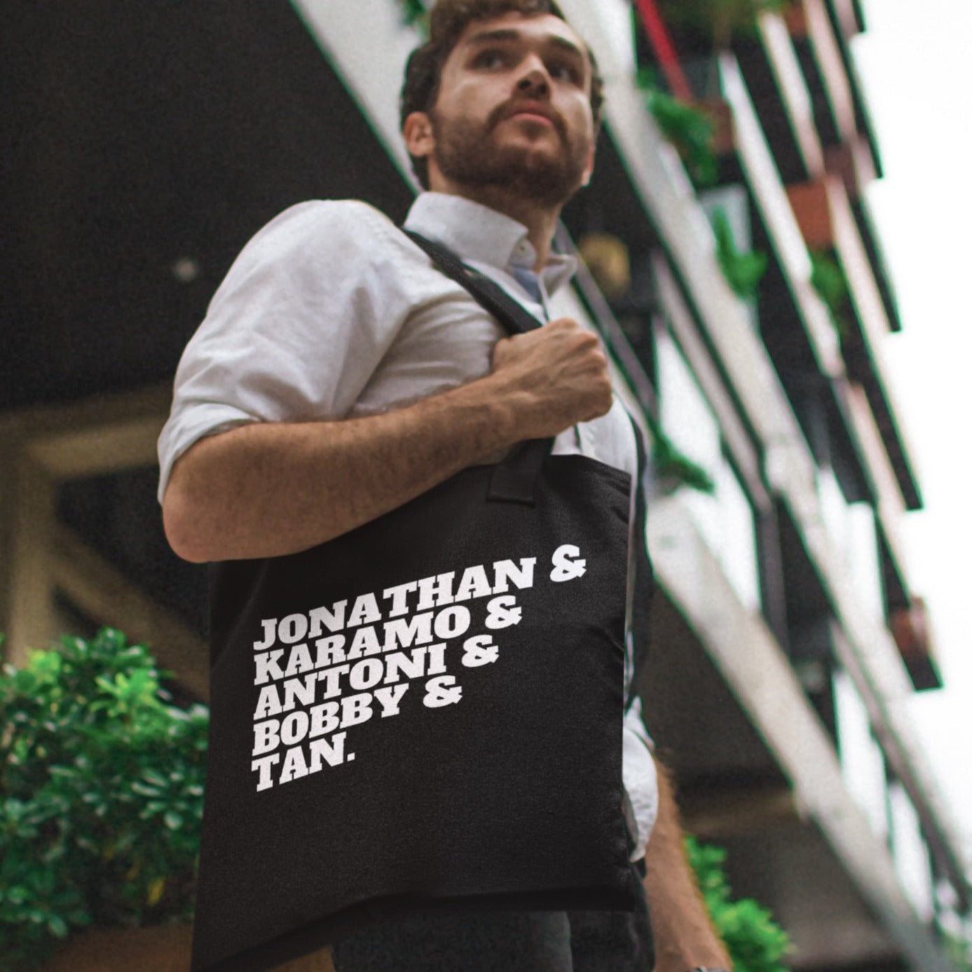 Jonathan & Karamo & Antoni & Bobby & Tan Eco Tote Bag