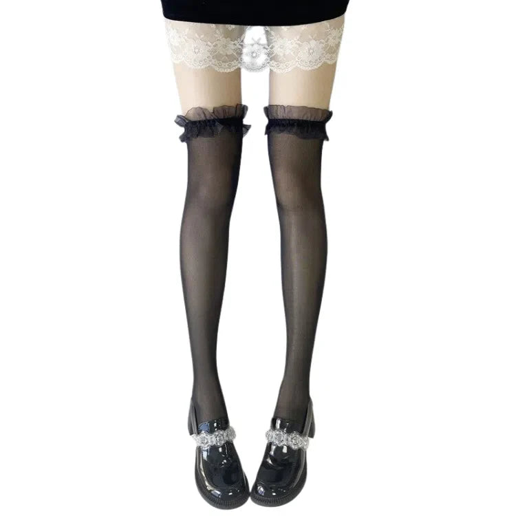 Kawaii Knee High Stockings With Bows