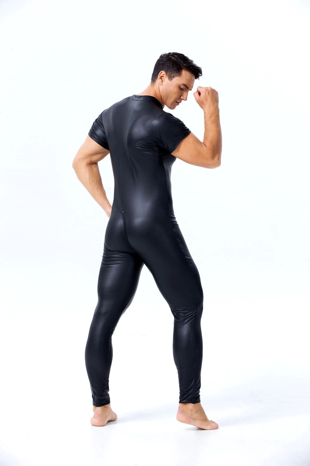 Latex Look Full Body Jumpsuit