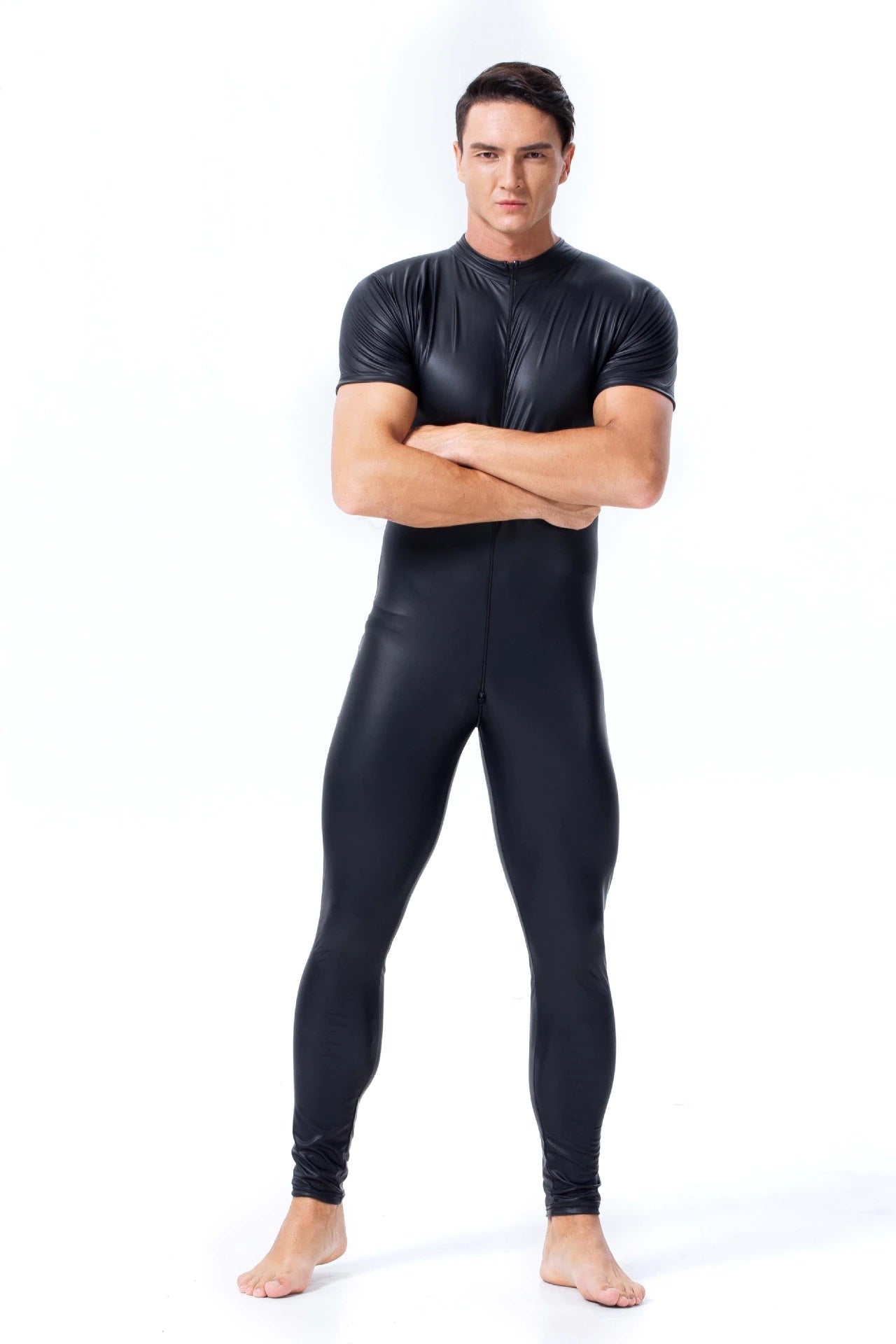 Latex Look Full Body Jumpsuit