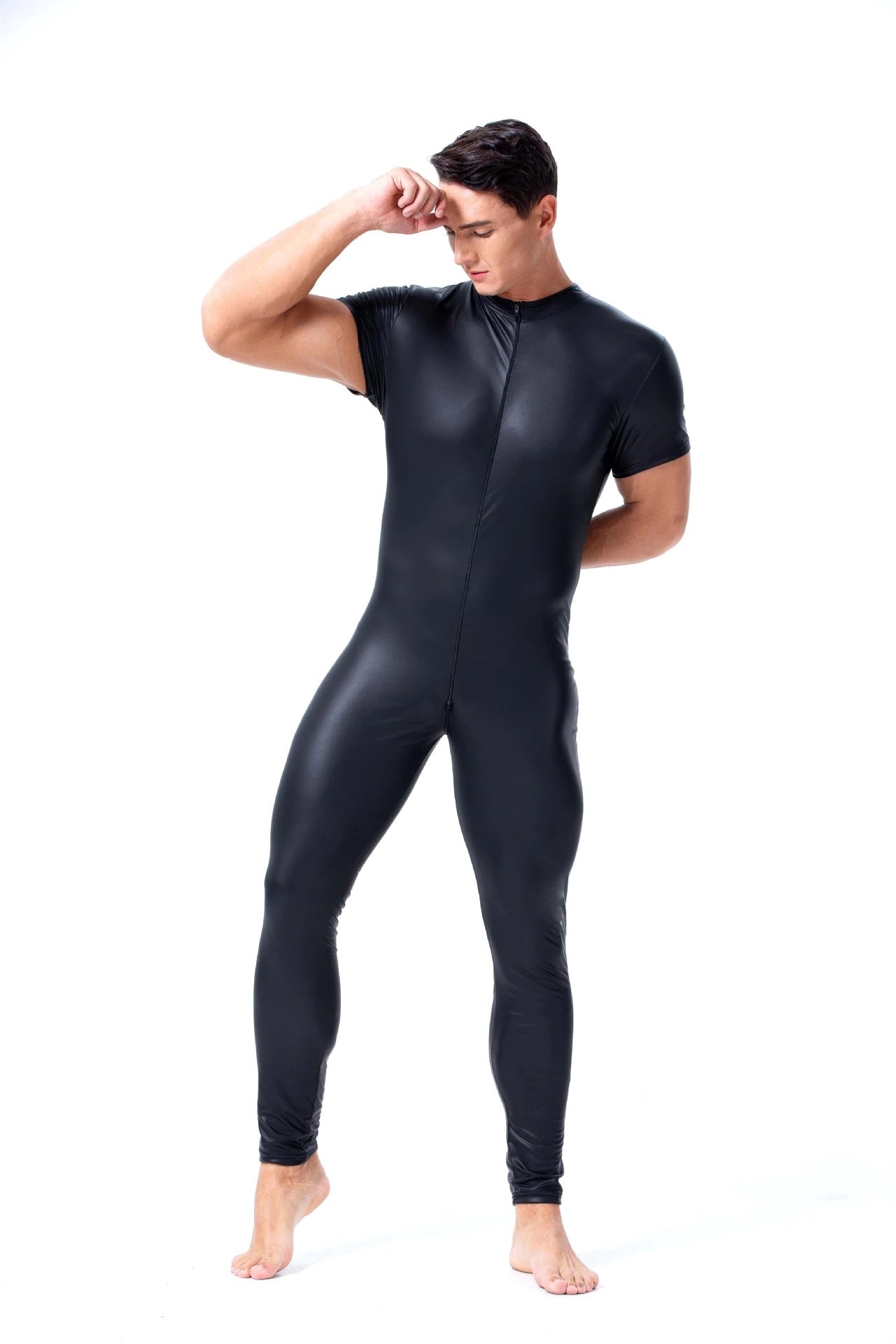 Latex Look Full Body Jumpsuit