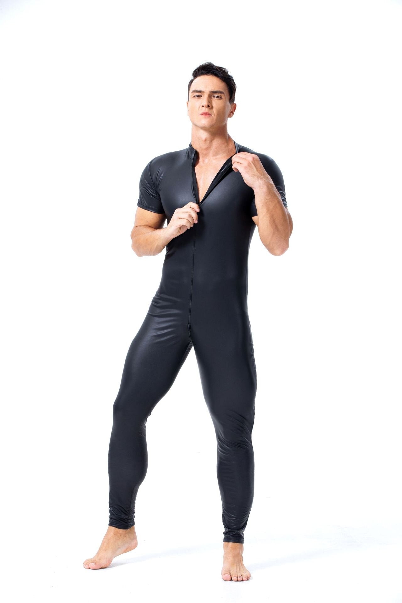 Latex Look Full Body Jumpsuit