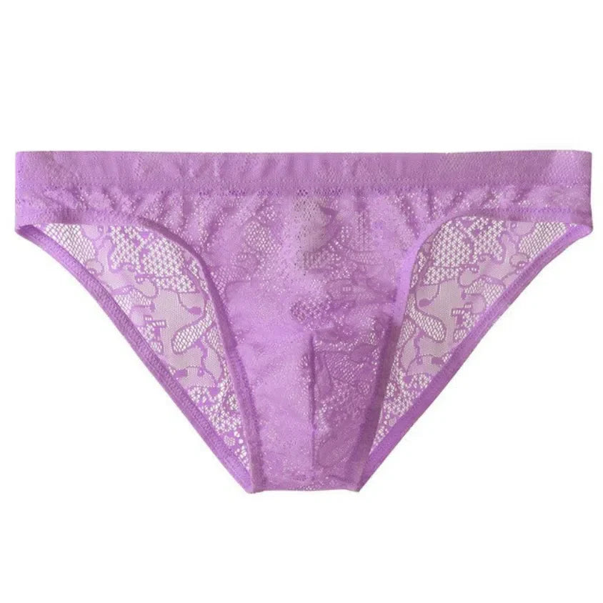 Lace Sexy Semi-Transparent Panties For Men