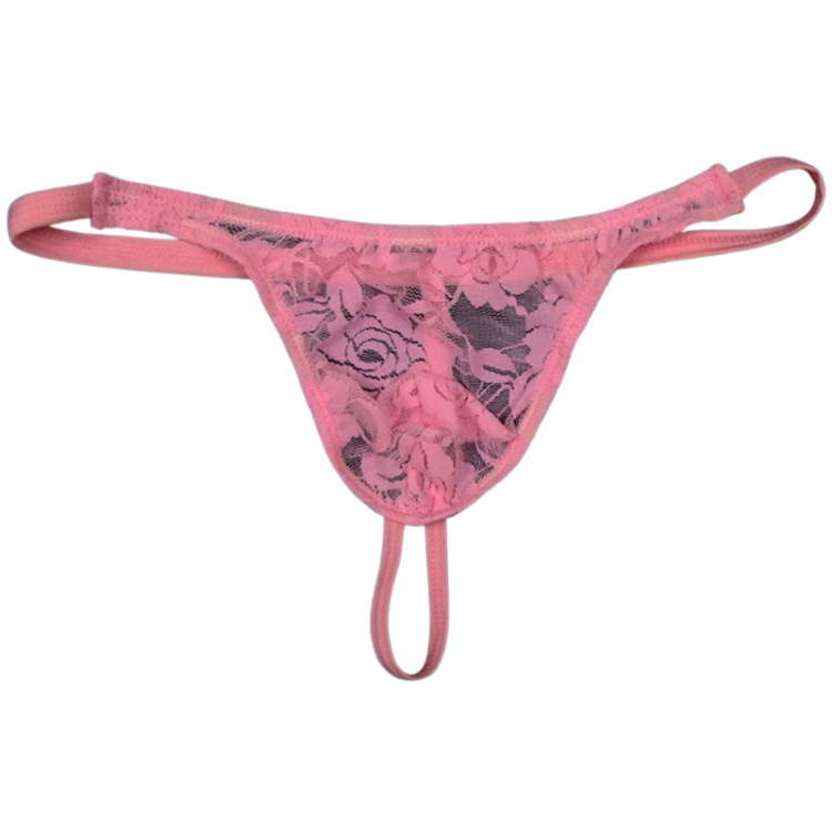 Lace That Pops For Power Bottoms Thong